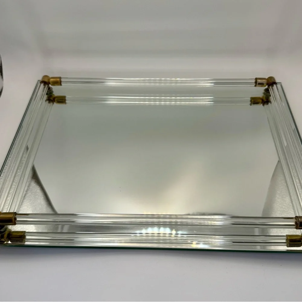 Avon Gold Vanity Tray for Luxurious Bath Decor